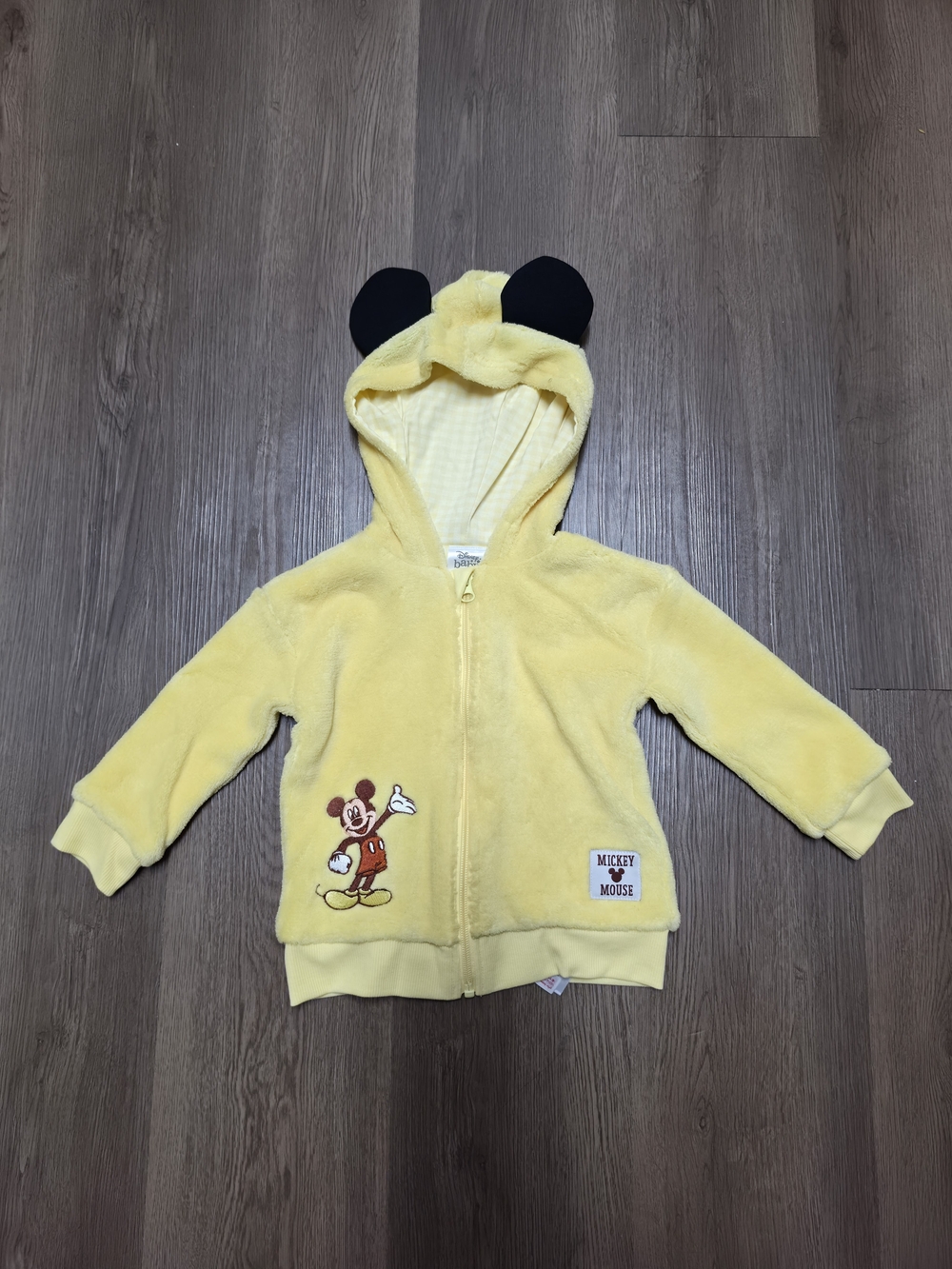 Mickey Mouse Plush Zip Hoodie for Baby